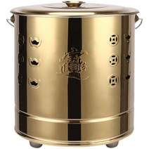 드럼통소각로 화덕 난로 소각통 소각기 쓰레기 소각, 두꺼운 골드미디엄 라이너 없음