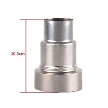 스파이럴덕트 파이프 배관 밸브 스테인레스 스틸 연도 배기관 감소 공동 굴뚝 어댑터 스토브 파이프 가정용 환기 액세서리, 05 80mm60mm