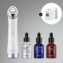 동국제약 센텔리안24 마데카프라임 뷰티디바이스 + 부스팅 앰플 30ml (PDRN 히알루론산 글루타치온 앰플) 3종 랩마스크 포어 타이트닝 1박스, 마데카프라임 + 앰플3종 + 마스크팩[C09]