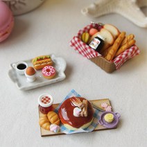 진짜같은 디저트모형 음식미니어쳐 장식미니어처 소형인테리어, 핫도그 도넛 브런치