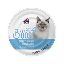 사조 옵티원 부스트 캣 160g(참치닭안심) x 24개, 단일속성
