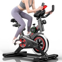 고급스러운 가정용 실내 자전거 다이어트 스피닝자전거 운동 헬스 바이크, 블랙