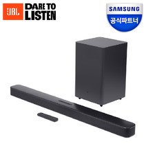 삼성 JBL BAR 사운드바 벽걸이 거실용 가정용 홈시어터 블루투스 TV스피커, BAR 2.1/JBLBAR21DBBLKAS
