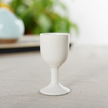 작은 사이즈 미니 귀여운 선물용 집들이 도자기 데낄라 양주 미니 술잔 세트 10P, 순백색[20ml]
