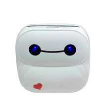 핸드폰사진인화기 휴대용 포켓 열전 사 프린터 미니 Bluetooth 연결 203 인치 당 점 사진 라벨 메모, 02 304dpi - white