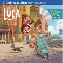 Luca Read-Along Storybook and CD, Disney Press, English, 9781368067089