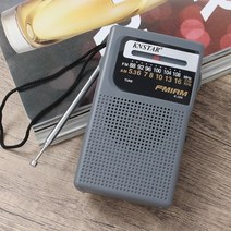 휴대용 소형 라디오 AM/FM 최고의 실내/옥외 수신 트랜지스터 라디오 2절 (쓰)의 AA 배터리에서 전력을 공급합니다 내장 스피커와 3.5mm 헤드폰 잭 프리세트 기능 고감도 수신 슬립 타이머 프리 세??