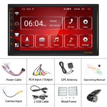 차량용 모니터 핸드폰 연동 안드로이드 스마트폰 캠핑카 후석 리어 미러링 podofo radio 2din android 7inch car 멀티미디어 플레이어 스테레오 수신기, 협력사, 2 16g DVR