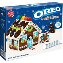 오레오 홀리데이 E-Z 크리마스마스 초코 과자집 만들기 쿠키하우스 키트 패키지 800g