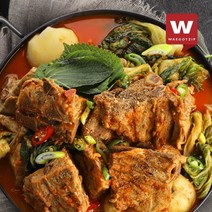 외갓집 [외갓집] 국내산 돼지등뼈 푸짐한 진심 감자탕 2.5kg(XL) x 3팩, 1