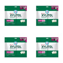 롯데 자일)오리지날 트윈리필 졸음번쩍껌 공부할때 씹는 검 105g, 4개