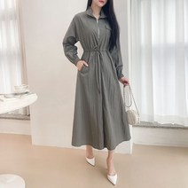 러블리아미에 / 아미에 /바스락 아노락 스트링 롱 원피스 3color