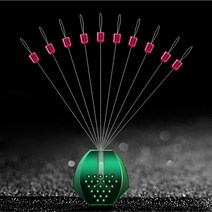 SUNFC 실리콘 빨콩 포인트 (10알), 대, 10개