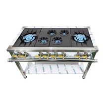 오즈테크 업소용 가스렌지 1200 양타 간택기 친환경 세라믹 버너 LPG LNG 화구, 03-1 LNG(도시가스), 01-3 2세대 세라믹화구, 02-3 하이그로시+1열삼발이