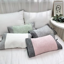 쿨 인견 이중누빔 메밀베개 (4color) 커버 여름 시원한 작은 낮잠 편백 통풍잘되는, 화이트(커버만)