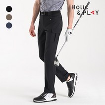 홀릭앤플레이 남성 스판 카고 골프바지 HC2MPT002