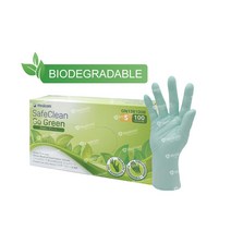 메디컴 생분해 니트릴 장갑 세이프클린 그린 1박스(100매), S, 1381B