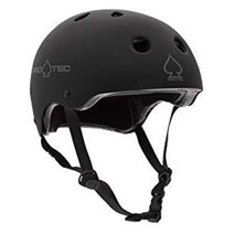 프로텍 Classic 스케이트보드 bmx 사이클 헬멧, Matte Black, Large