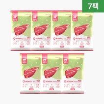 [하이독] 강아지 화식 자연식 주식(소 양 연어 닭 돼지 오리) 사료 100g (+옵션 7팩/21팩), 소(100g) x 7팩