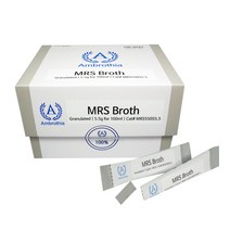 MRS550S5.5 암브로티아 배지 MRS Broth 5.5g x 100ea 유산균 락토바실러스 Lactobacillus 과학 미생물 실험 김치 연구, MRS Broth 5.5g 1개