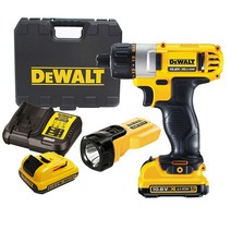 디월트 DCF610D2T 배터리2개 10.8V 충전드릴 미니손전등 set, 1개
