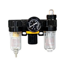 스마토 에어유닛세트 조립형3구 경제형 에어필터 레귤레이터 오일러 콤프레샤 수분제거기, ECA2000-02, 1개