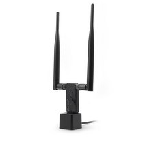 Panda Wireless PAU09 N600 듀얼 밴드 (2.4GHz 및 5GHz) 무선 N USB 어댑터 듀얼 5dBi 안테나 포함 윈도우 XP/비스타/7/8/8.1/10/