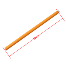 GPS 측량 폴 안테나 연장 섹션 GNSS 프리즘 탄소 섬유/알루미늄 D = 25mm, 01 Yellow Aluminum 50cm
