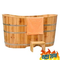 편백나무 히노끼 반신욕기 간이욕조 히노키탕 -, 4_80x55x65