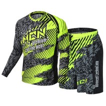 MCN MTB 산악자전거 라이딩 긴팔져지+반바지 의류 세트 써킷브레이커
