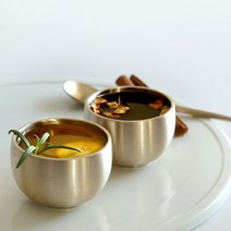 [놋담] 방짜유기 유기술잔 이슬잔 2P