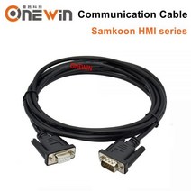 Samkoon HMI 터치 스크린 연결 PLC 프로그램 케이블 통신, 01 Delta