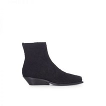 ANN DEMEULEMEESTER HENRIK A. 텍스처드 레더 부츠
