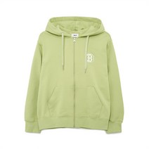 베이직 미디움로고 후드 집업 BOS L.Olive
