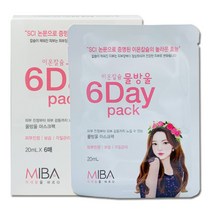 미바 물방울 식스데이팩 6매