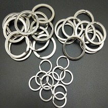 납작 열쇠고리 링, 25mm-10p