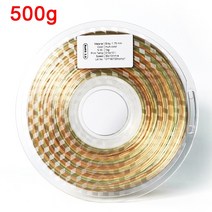 1.75mm 레인보우 실크 PLA 3d 프린터 필라멘트 실키가 풍부한 광택 인쇄 재료 여러 가지 빛깔의 람돈 1kg/5, 11 RAINBOW F-500g