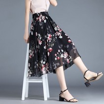 GDSHOP여성용 꽃무늬 여름 여성 스커트 YHFACAI
