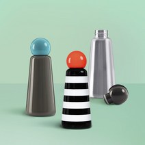 룬드런던 스키틀보틀 보온보냉병, 스텐인리스 스틸 + 블랙(7315), 500ml