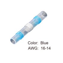 자동스위치 토클스위치 DIY스위치 열 수축 와이어 커넥터 102030PCS SST21 방수 슬리브 AWG2218 버트 전기 스플 라이스 주석 도금 솔더 씰 터미널, 없음, Blue+20PCS