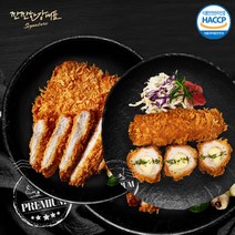 [깐깐한강대표] 수제 등심 돈까스 (100gx3장)x2팩+치즈 롤까스 100gx3장, 단품