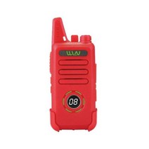 WLN KD-C1 플러스 미니 워키 토키 UHF 400-470 MHz 16 채널 양방향 라디오 FM 송수신기 KD-C1plus, 05 KD-C1plus-Red