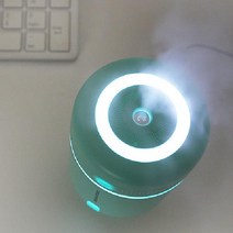 저소음 차량용 휴대용미니가습기 탁상용 책상가습기, 민트