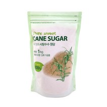 퓨어스윗 비정제 사탕수수원당 갈색설탕 1kg, 4개