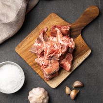 지리산 흑돼지 흑돈 등뼈 2kg 감자탕용 한돈 진공포장, 1개