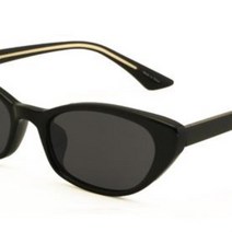 여자 피서지 캣아이 투명뿔테 선글라스