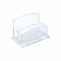 사인물 명함 카드 꽂이 2단 10개 보관 홀더 거치대 케이스