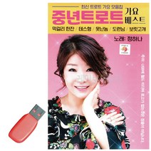 음악USB 정하나 중년트로트 가요베스트 노래칩 음반, 본상품선택