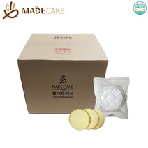바닐라 미니 케이크 시트 1BOX 케익 수제 만들기 재료 베이킹 체험 실습 카스테라, 105g, 45개