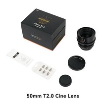 기 7artisans-35mm 50mm 85mm T2.0 풀 프레임 시네마 렌즈 씨네 소니 호환 E 니콘 Z 캐논 RF 레이카 시그마 L 마운트 용, [04] SIGMA, [02] 50mm T2.0